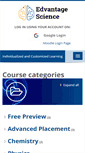 Mobile Screenshot of edvantagescience.com